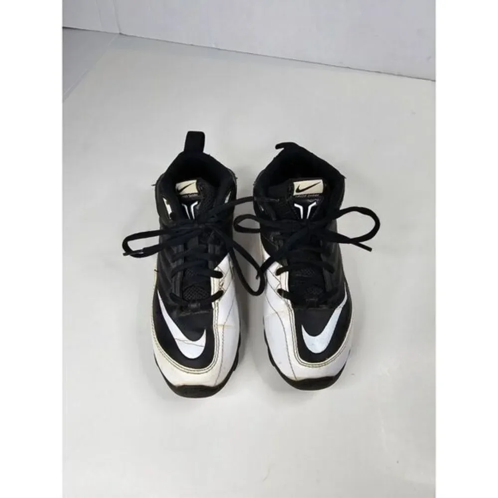 Nike‎ Speed Shark Boys Child Kids Cleats Size US 1.5Y Black & White 442251-011